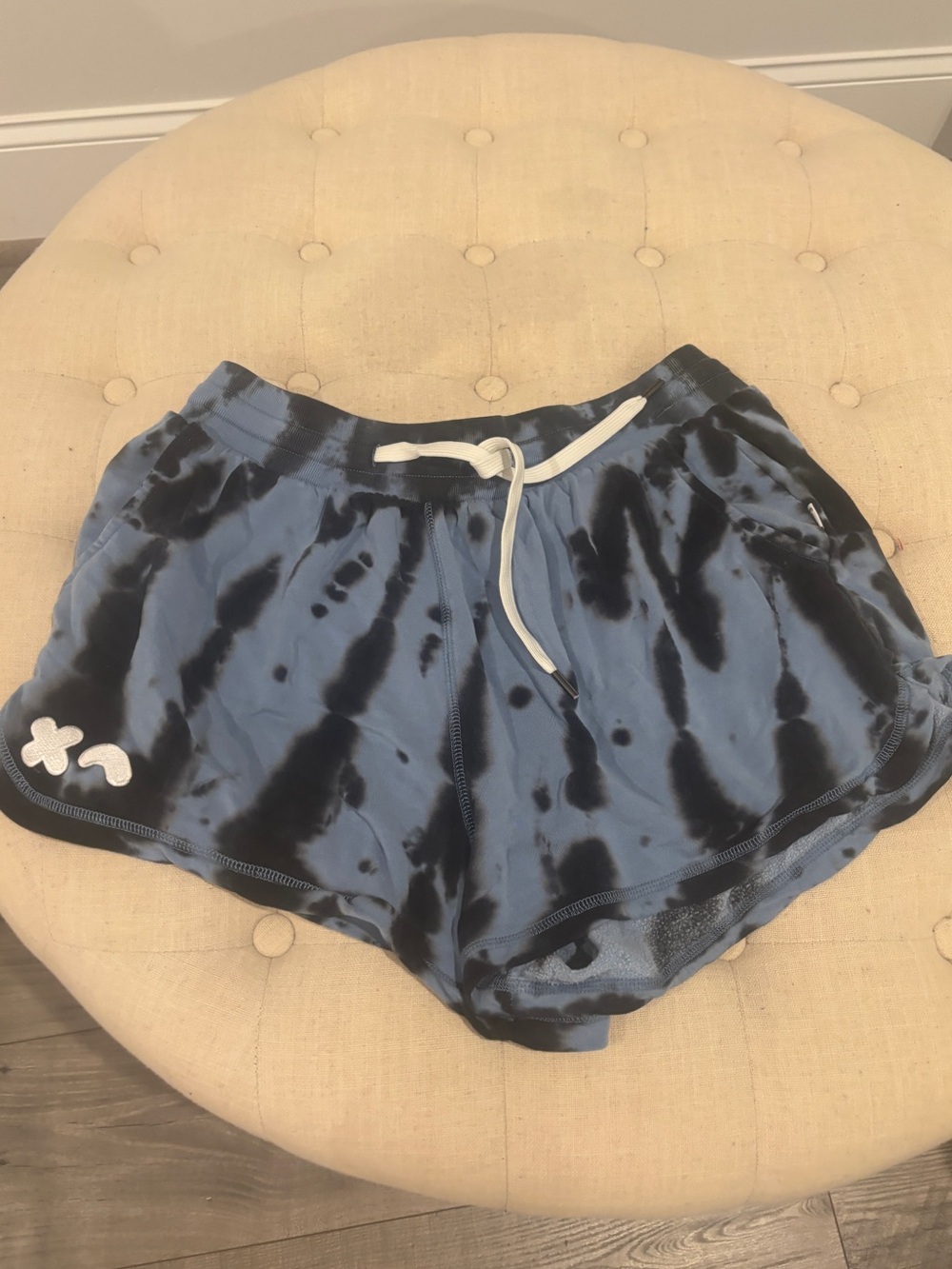 Feat Blue Tie-Dye Women’s Athletic Shorts
